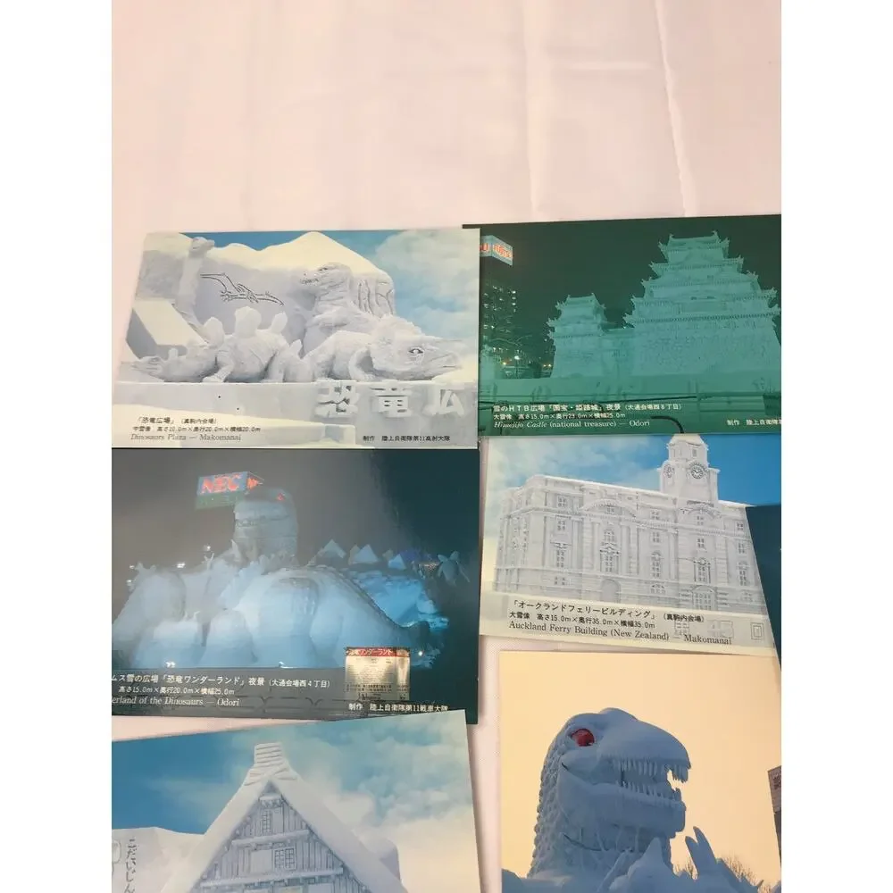 Beautiful color from Sapporo Japan Celebrating 45th Snow Festival Postcards 15